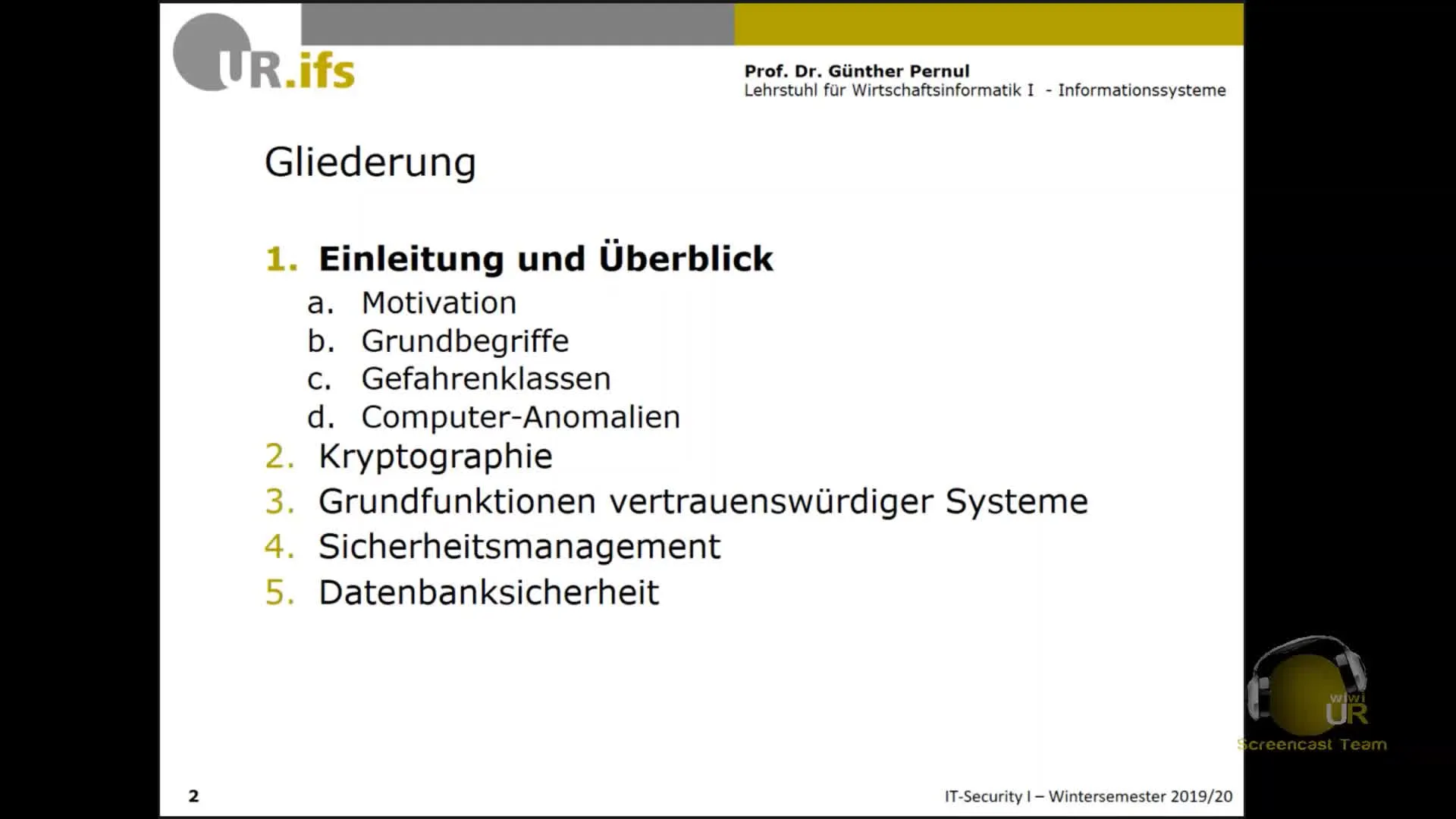 Vorschaubild für IT Security